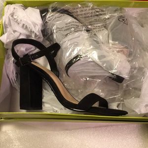 Gianni bini black suede heels 7